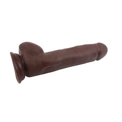 CHISA - CARNAL PLEASURE DUAL DENSITY DILDO BROWN 23.5CM