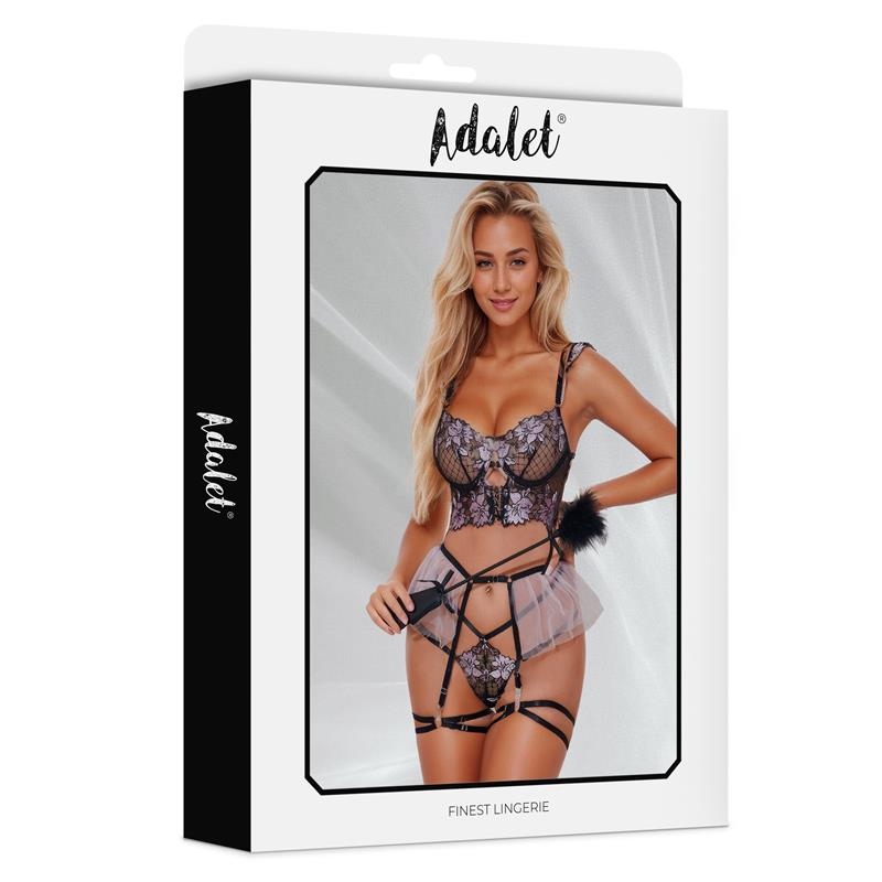 ADALET LINGERIE - CAROLINE SET WITH GARTER