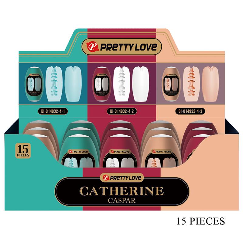PRETTYLOVE - CASPAR DISPLAY 15 MEN MASTURBATOR