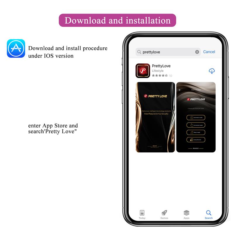 PRETTYLOVE - CATALINA VIBRATING EGG WITH APP PINK