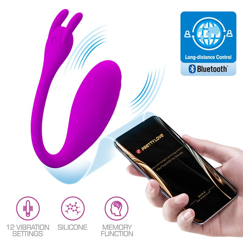 PRETTYLOVE - CATALINA VIBRATING EGG WITH APP PINK