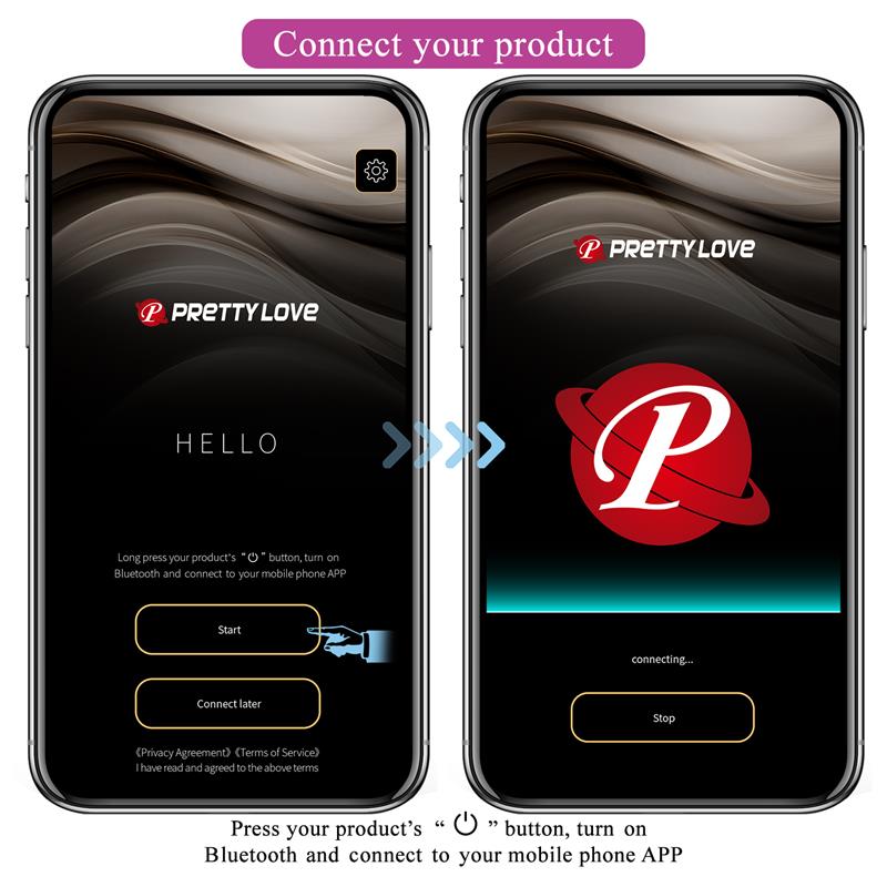 PRETTYLOVE - CATALINA VIBRATING EGG WITH APP PINK