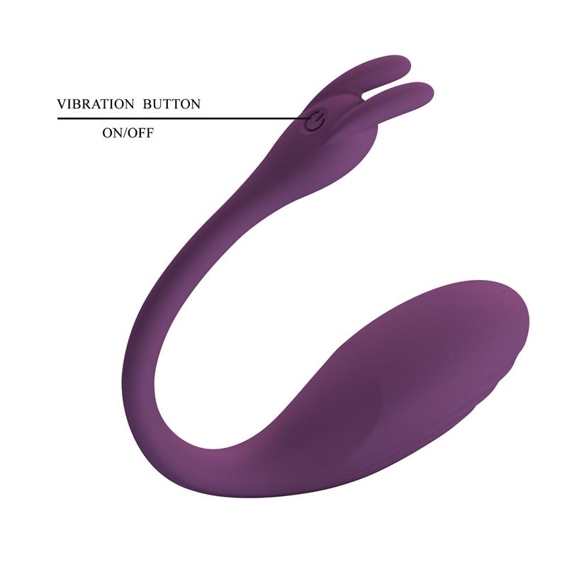 PRETTYLOVE - CATALINA VIBRATING EGG WITH APP PURPLE