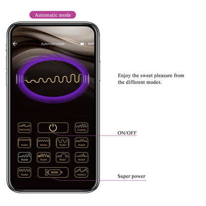 PRETTY LOVE - CATALINA VIBRATOR APP REMOTE CONTROL PURPLE