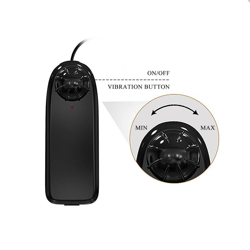 BAILE - CATOBLEPAS VIBRATING DILDO WITH REMOTE 8.1