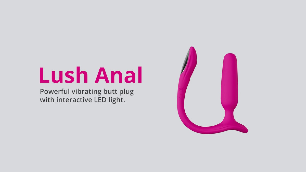 LOVENSE - LUSH ANAL VIBRADOR ANAL COMPACTO Y POTENTE CONTROLADO POR APP