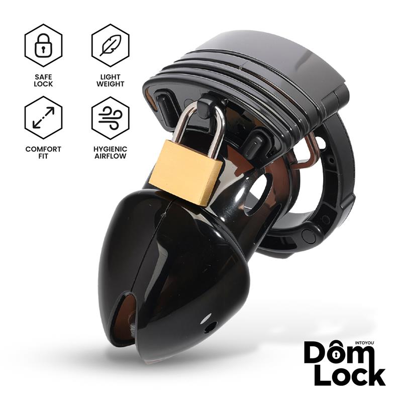 DOMLOCK - CELL CHASTITY CAGE WITH SPACERS