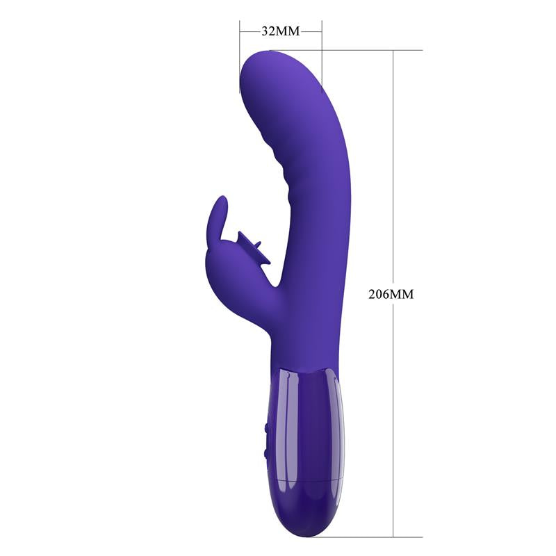 PRETTYLOVE - CERBERUS YOUTH LICKING RABBIT VIBRATOR