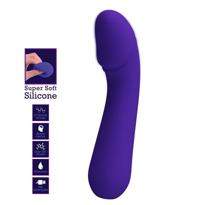 PRETTYLOVE - CETUS VIBRATOR PURPLE