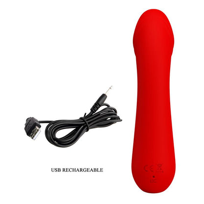 PRETTYLOVE - CETUS VIBRATOR RED