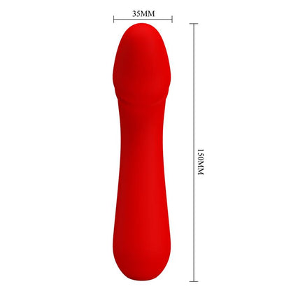 PRETTYLOVE - CETUS VIBRATOR RED