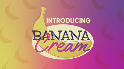 BANANA CREAM AIR PULSE & G-SPOT VIBRATOR