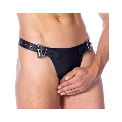 JEUX DE BONDAGE - CEINTURE DE CHASTETÉ AVEC CADENAS