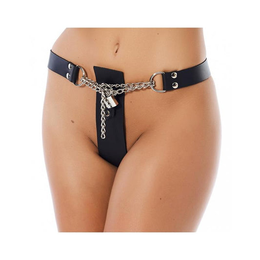 BONDAGE PLAY - CHASTITY BRIEFS WITH PADLOCKS