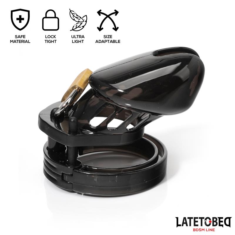 LATETOBED BDSM LINE - CHASTITY PENIS CAGE SHORT BLACK