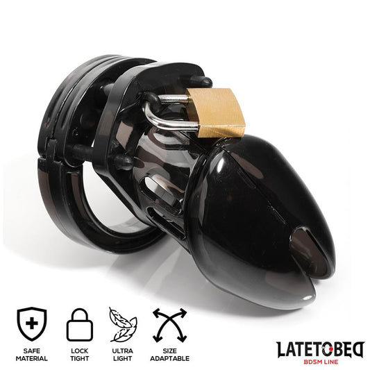 LATETOBED BDSM LINE - CHASTITY PENIS CAGE SHORT BLACK