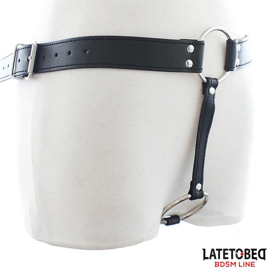 LATETOBED BDSM LINE - CHASTITY STRING PANTS ADJUSTABLE