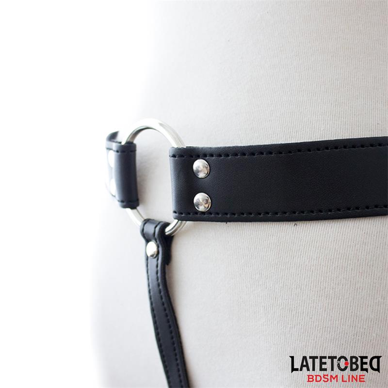 LATETOBED BDSM LINE - CHASTITY STRING PANTS ADJUSTABLE