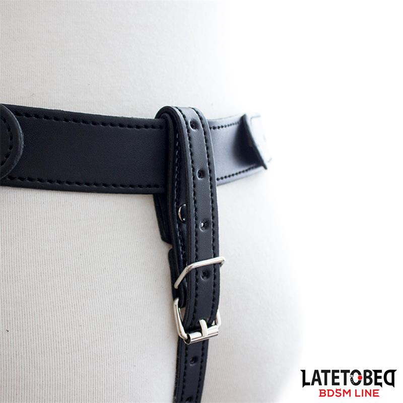 LATETOBED BDSM LINE - CHASTITY STRING PANTS ADJUSTABLE