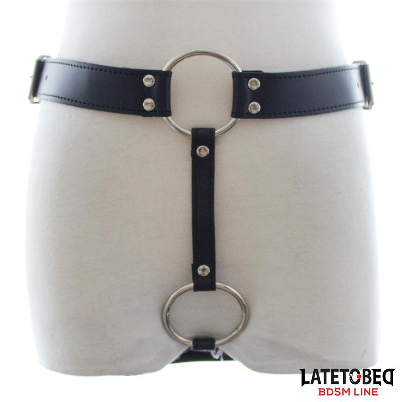 LATETOBED BDSM LINE - CHASTITY STRING PANTS ADJUSTABLE