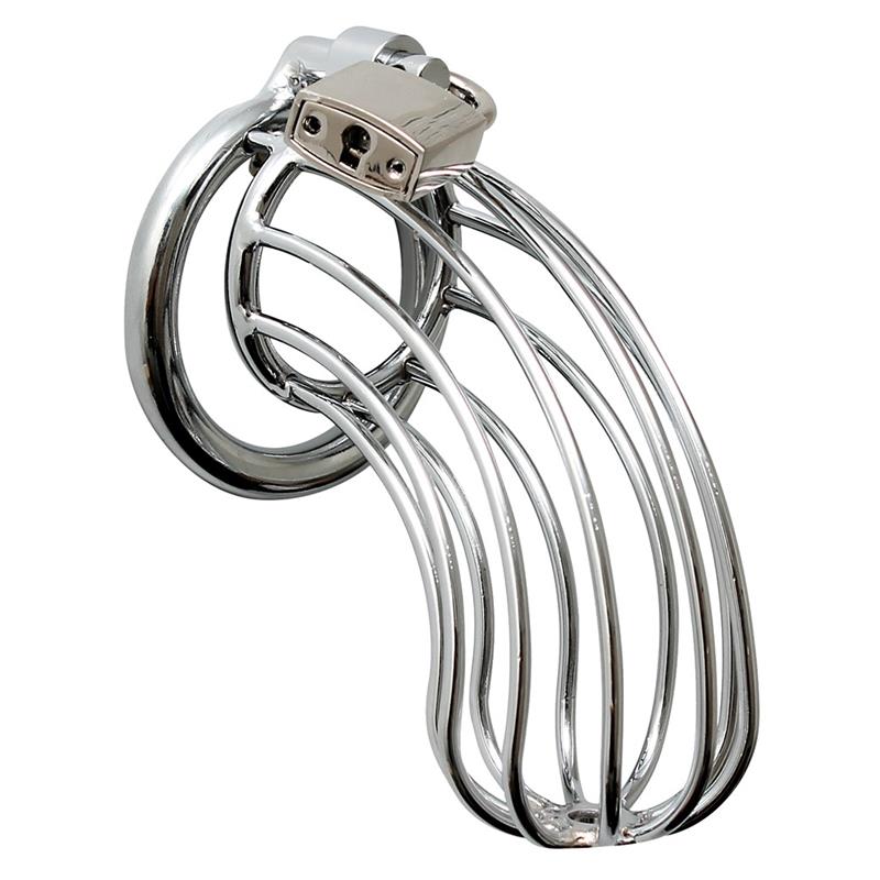 BONDAGE PLAY - CHASTITY WITH PADLOCK, METAL