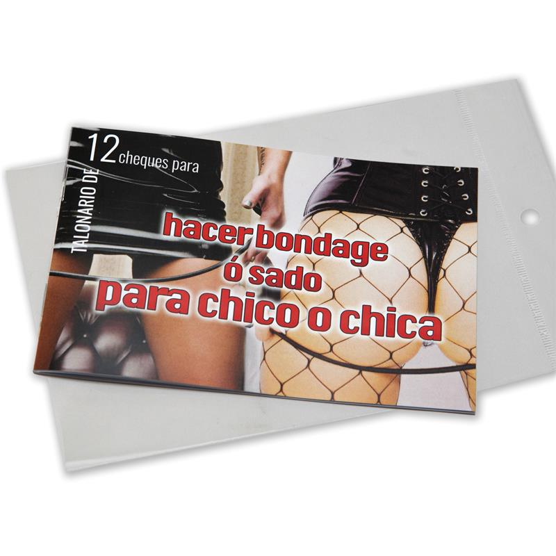 DIVERTY SEX - CHECKBOOK BONDAGE OR SADO 12 COUPONS