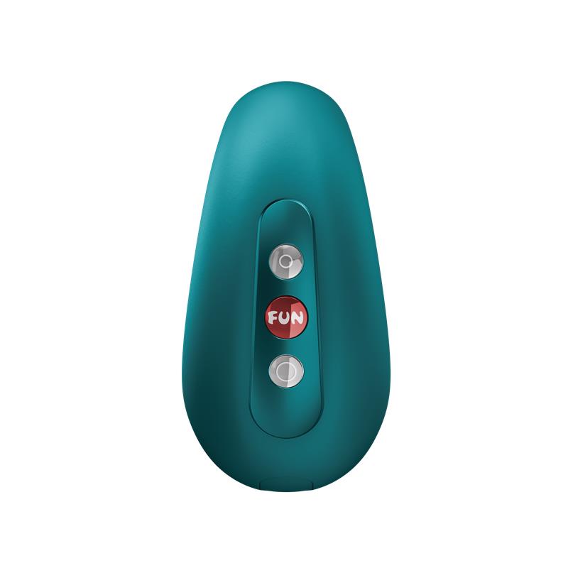 FUN FACTORY - CHERIE DOUBLE AIR PULSE VIBRATOR BOTTLE GREEN