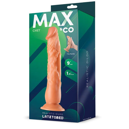 MAX & CO - CHET REALISTIC DILDO FLESH 9 - 23 CM