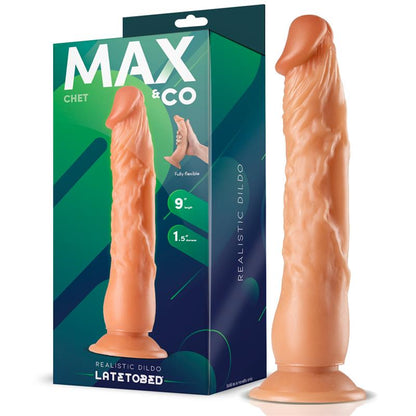 MAX & CO - CHET REALISTIC DILDO FLESH 9 - 23 CM