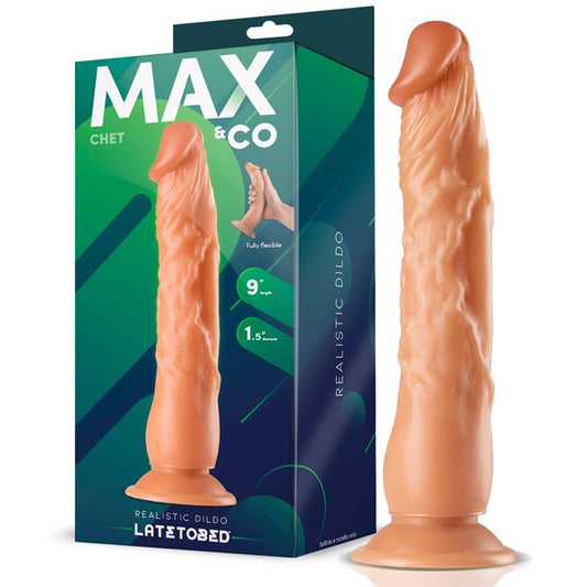 MAX & CO - CHET REALISTIC DILDO FLESH 9 - 23 CM