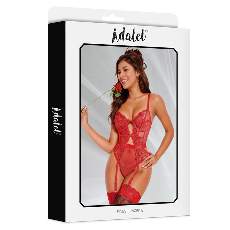 ADALET LINGERIE - CHLOE TEDDY WITH GARTER