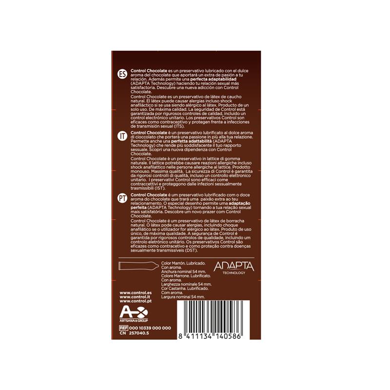 CONTROL - CHOCOLATE 12 UDS