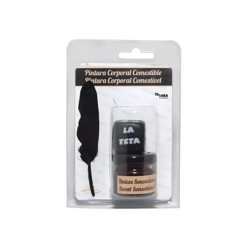 TALOKA - CHOCOLATE EDIBLE PAINT, BRUSH AND POSTURE DICE