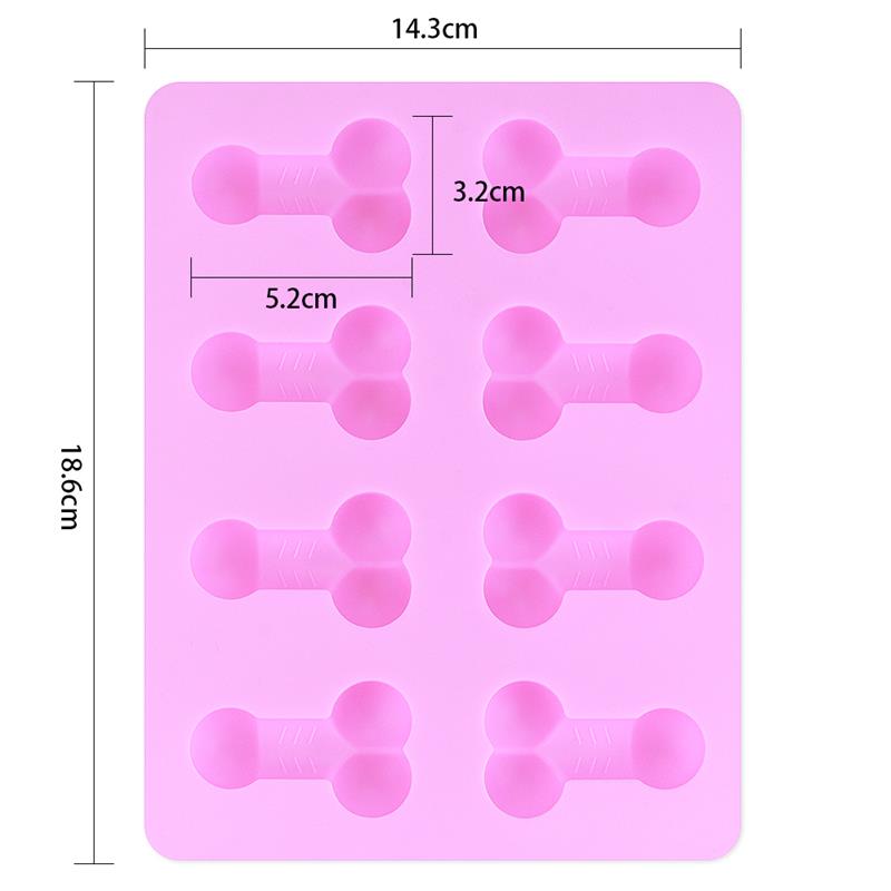 LOVETOY - CHOCOLATE OR ICE CUBES SILICONE MOLD PENIS SHAPED