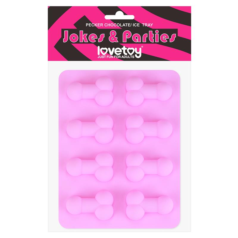 LOVETOY - CHOCOLATE OR ICE CUBES SILICONE MOLD PENIS SHAPED