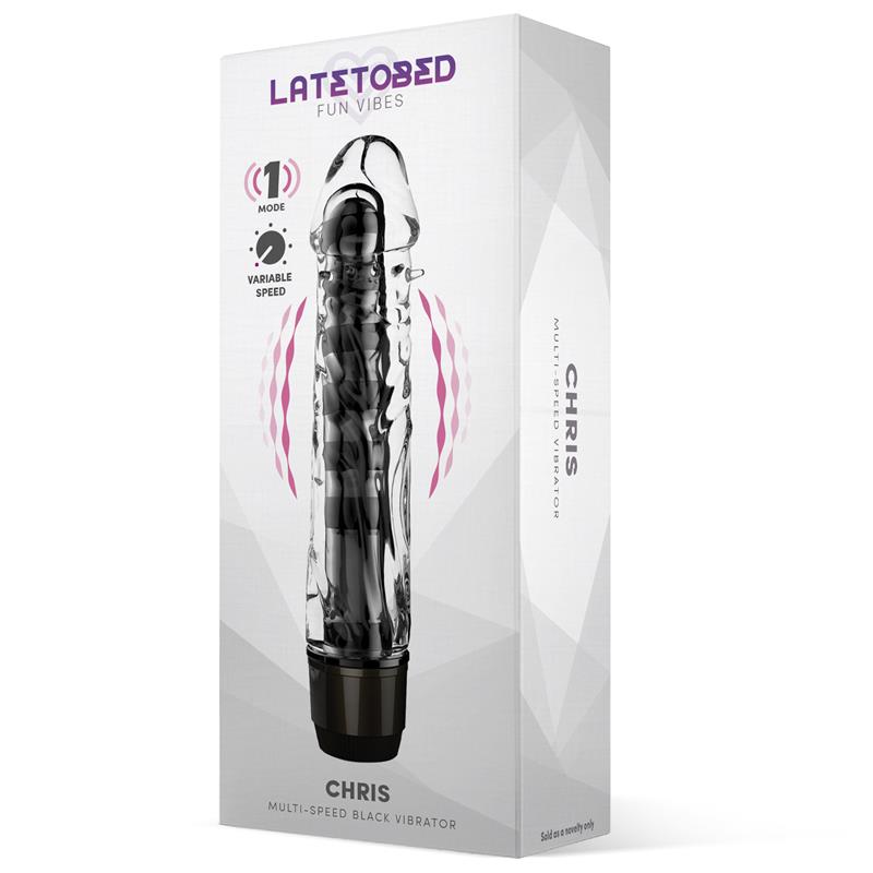 LATETOBED - CHRIS MULTI-SPEED VIBE BLACK
