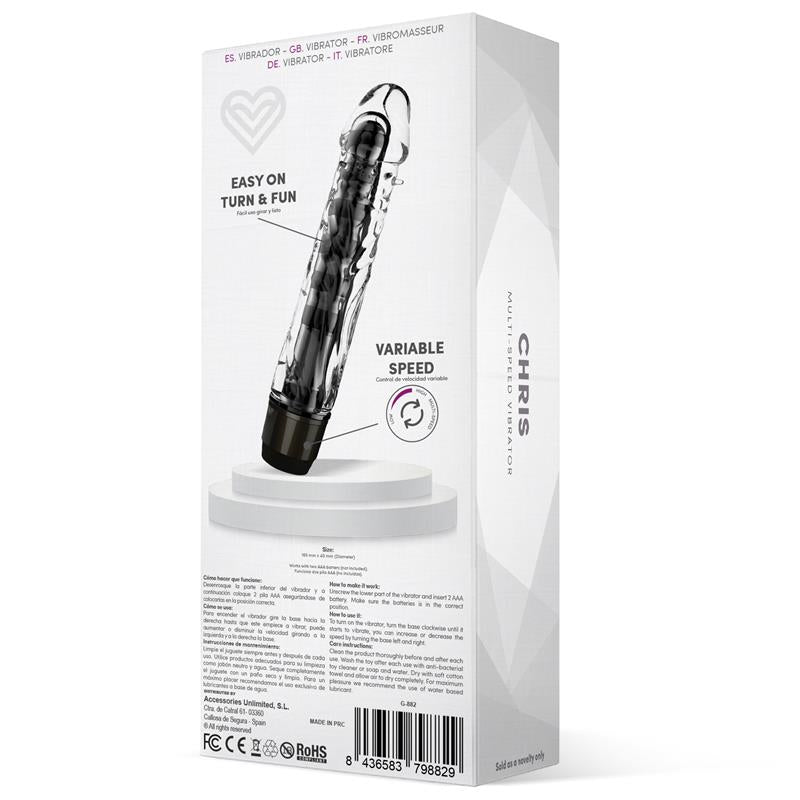 LATETOBED - CHRIS MULTI-SPEED VIBE BLACK
