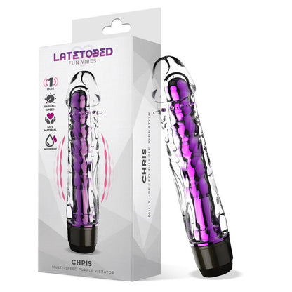LATETOBED - VIBRADOR MULTIVELOCIDAD CHRIS PÚRPURA