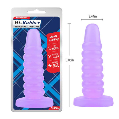 CHISA - CHUBBY ANAL PLUG PURPLE 23CM