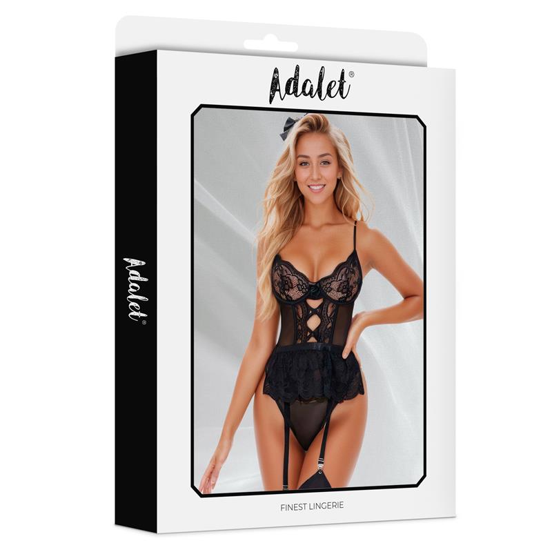 ADALET LINGERIE - CLARA TEDDY BLACK