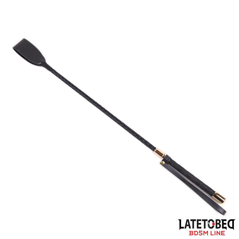 LATETOBED BDSM LINE - CLASSIC CROP GOLDEN METAL 55 CM