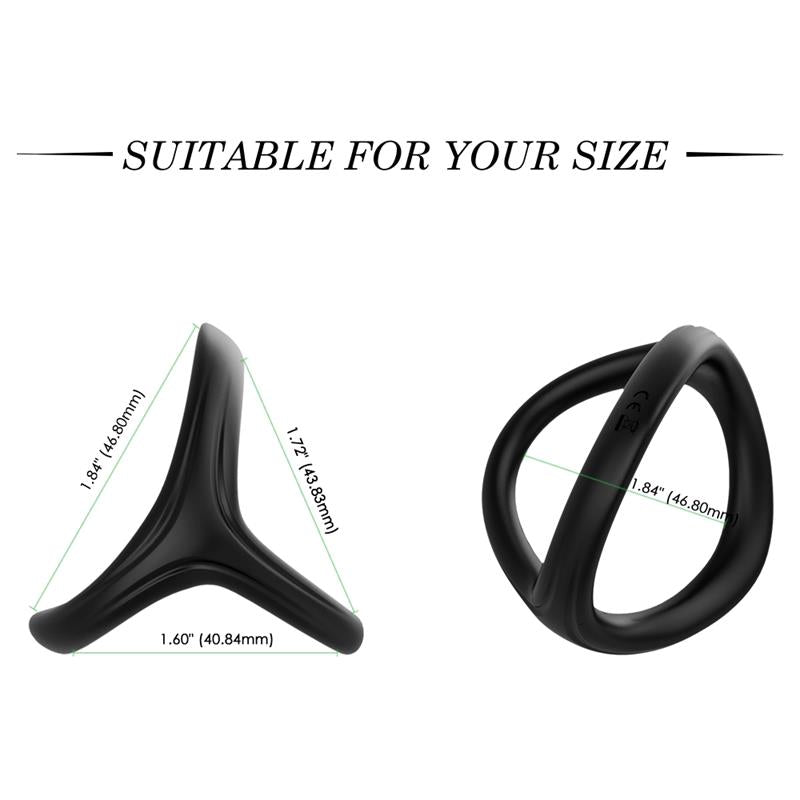 URBAN SKY - CLASSIC PENIS RING BLACK