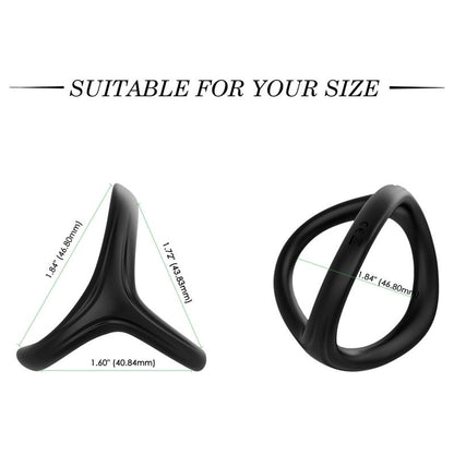 URBAN SKY - CLASSIC PENIS RING BLACK
