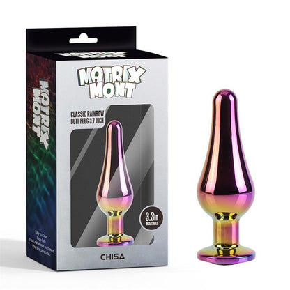 CHISA - CLASSIC RAINBOW BUTT PLUG 3.7