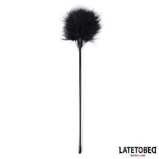 LATETOBED BDSM LINE - CLASSIC TICKLER BLACK 41CM