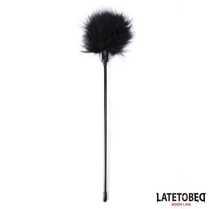 LATETOBED BDSM LINE - CLASSIC TICKLER BLACK 41CM