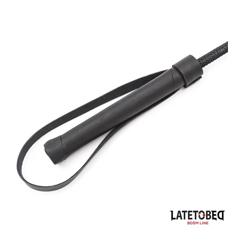 LATETOBED BDSM LINE - CLASSIC WHIP BLACK 45CM
