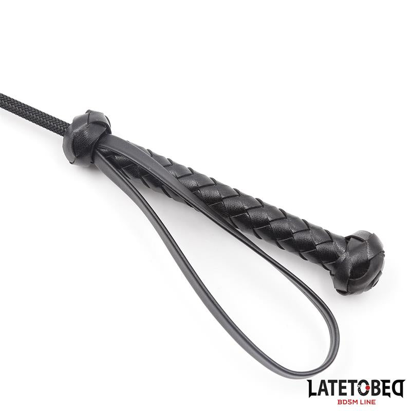 LATETOBED BDSM LINE - CLASSIC WHIP BRAIDED HANDLE 60CM