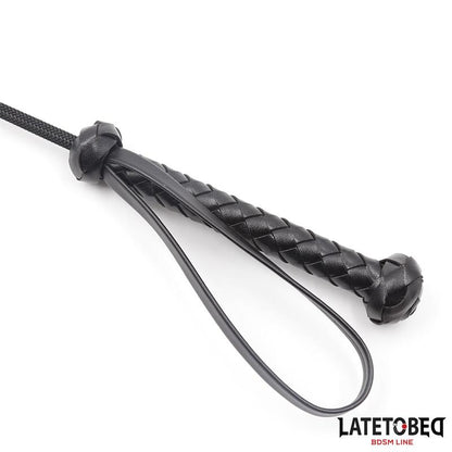 LATETOBED BDSM LINE - CLASSIC WHIP BRAIDED HANDLE 60CM