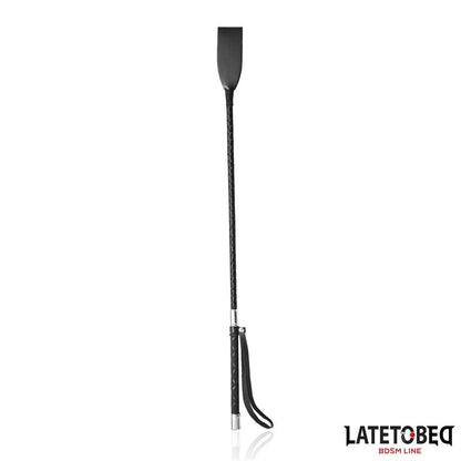 LATETOBED BDSM LINE - CLASSIC WHIP SILVER DETAILS 60CM